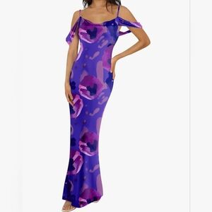 MASCOMODA Spaghetti Strap Long Maxi Dress #734